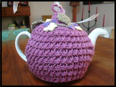 Purple Tea Cosy